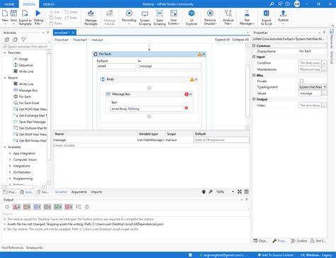 UI Path Email Automation Bot 的图像结果