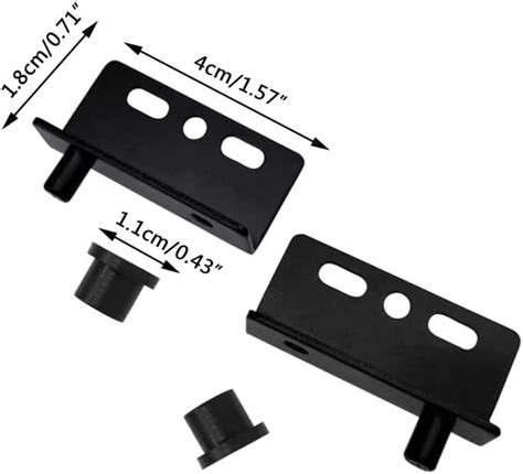 Heuskay 4 Pcs Door Pivot Hinges with Bushing,Black Right India | Ubuy