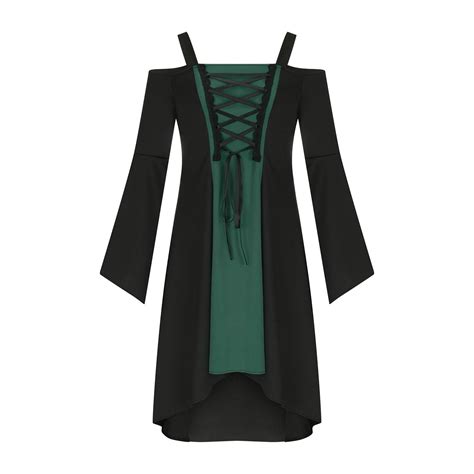 Buy Women's Victorian Dress Flare Sleeve Off the Shoulder Renaissance ...