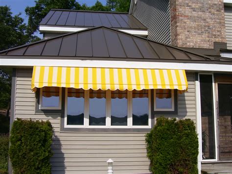 Residential Canvas Window Awnings | Muskegon Awning