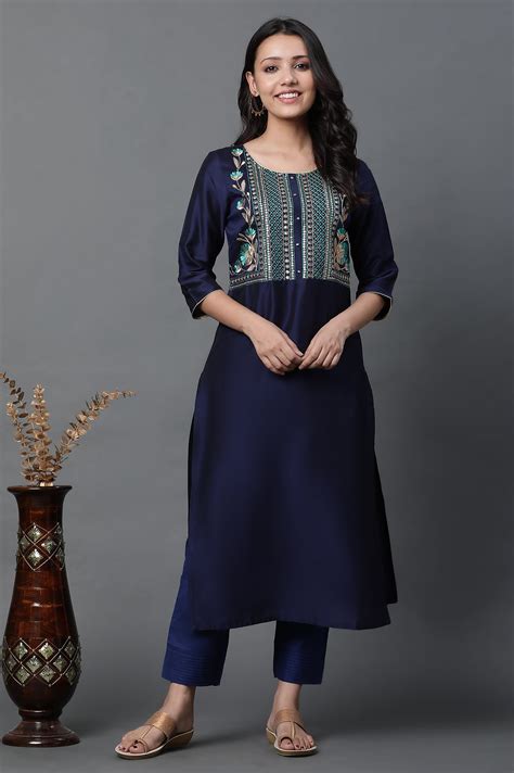 Buy Blue Dori Embroidered Sequined Kurta Online for Woman | Shop for ...