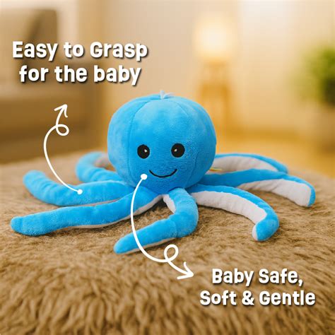 Octopus Soft Toy with easy to grasp arms – Lillbud