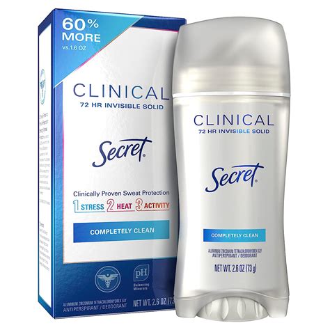 Secret Clinical Strength Invisible Solid Womens Antiperspirant ...