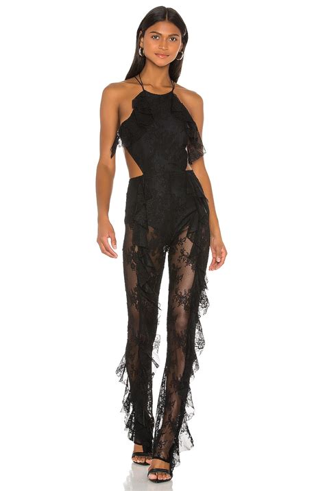 Michael Costello x REVOLVE Oula Jumpsuit in Black | REVOLVE