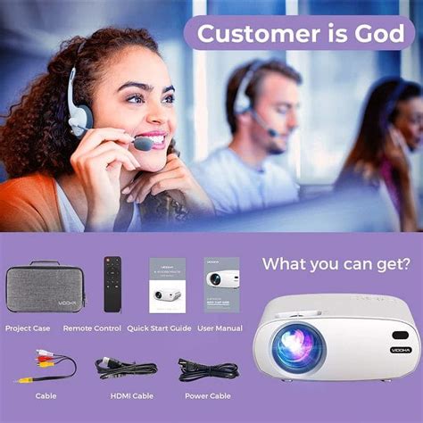 IM Beauty VIDOKA Native 1080P Mini Projector with India | Ubuy