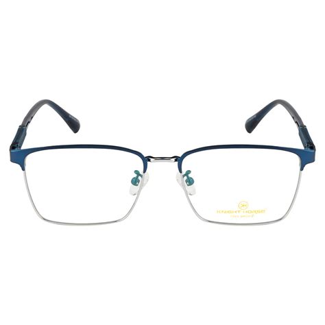 Knight Horse Optical Frames | Sleek Rectangle Shape | Metal Front & TR ...