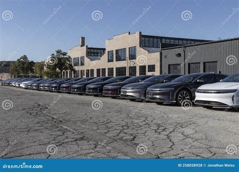 Lucid Air Touring Sedan Display at the Service Center. Lucid Motors is ...