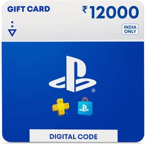 SONY PlayStation Store Gift Card 12000 INR (Email Delivery - Digital ...