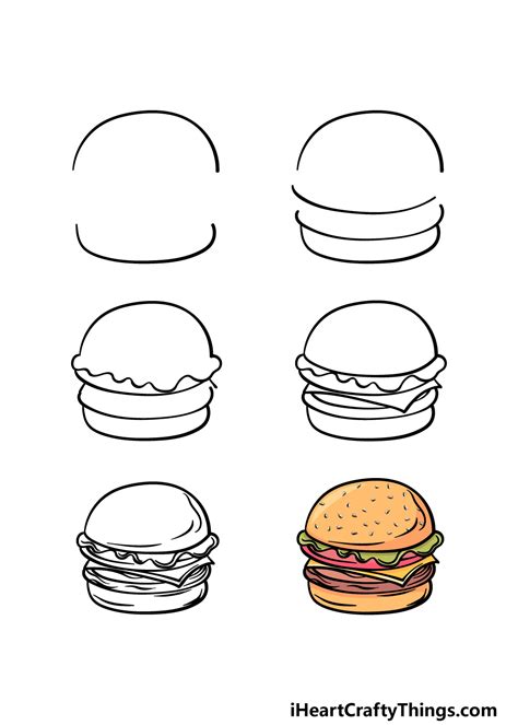 How To Draw A Cheeseburger - Understandingbench16
