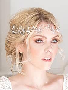 Buy FXmimior Bridal Hair Accessories Crystal Headband Hair Vine Diadem ...