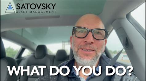 What do you do? - Satovsky Asset Management