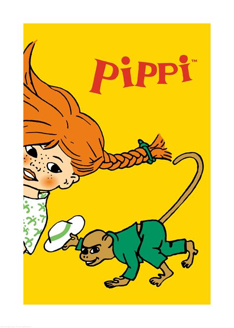 Pippi Longstocking and Mr Nilsson Poster