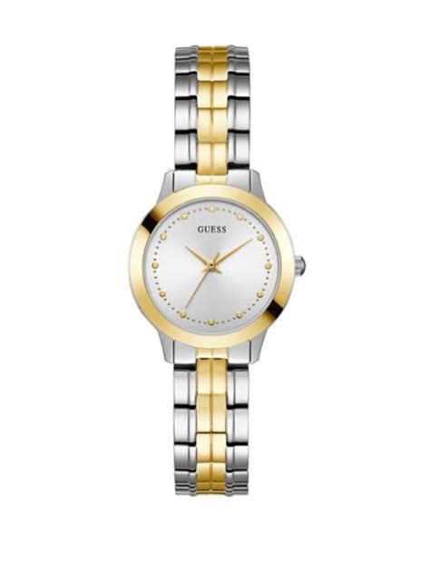 Two-Tone Stainless Steel Bracelet Watch