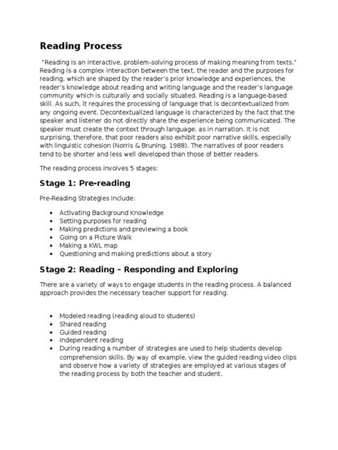 Image result for Reading Process