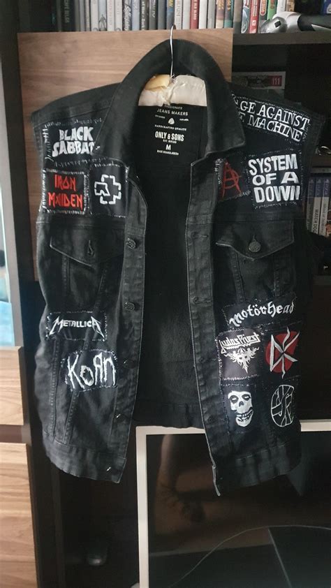 A front of my "hobojacket", still WIP with 11 out of 13 patches being ...