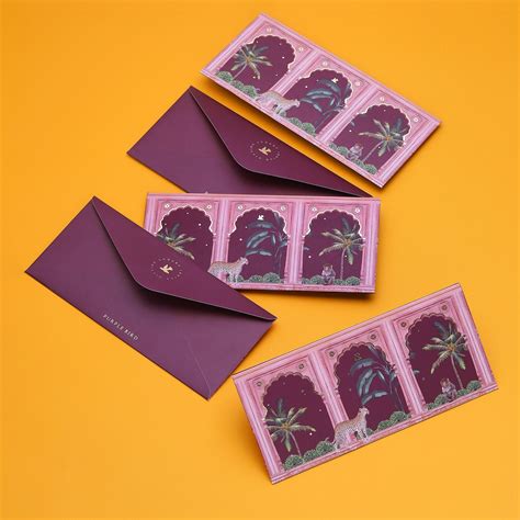 Purple Bird 'Leopard Leela' Money Envelope (Pack of 5) – Purple Bird ...