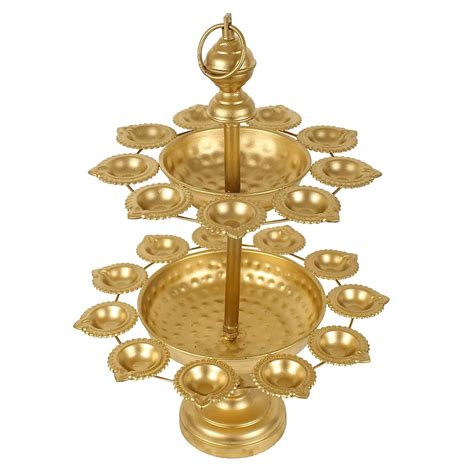 Decorative Urli Bowl with Diya Stand – ArtyCraftz