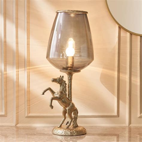 Buy Eternity Vivere Aluminium Horse Table Lamp from Home Centre at just ...