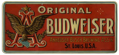 Lot Detail - Turn-of-the-Century Anheuser-Busch Budweiser Sign