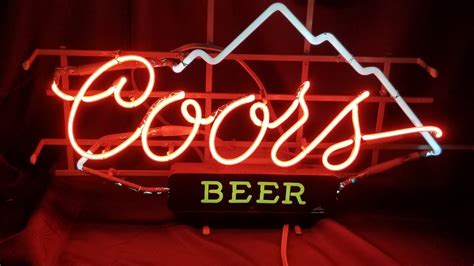 Lot # 56 - Coor's Neon Beer Sign plus Vintage Coors Lighted Beer Globe ...