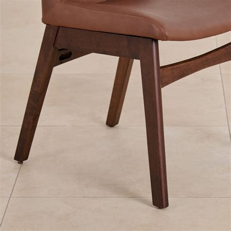 Buy (Refurbished) New Valencia Set of 2 Faux Leather Dining Chairs ...