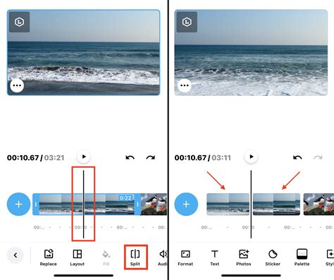 Vimeo timeline editor for video editing related to a company's video ad.