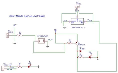 Image result for Basic LED Circuit with a 12V Relay