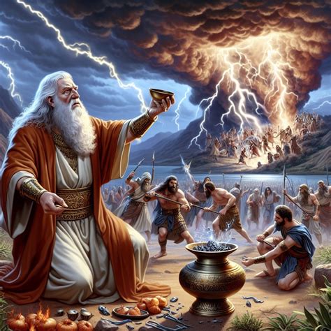 What does 1 Samuel 7:10 mean? | Bible Art