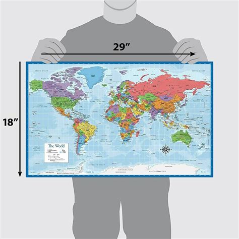 Laminated World Map 的图像结果