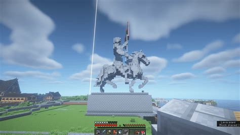 Image result for Medieval Minecraft Statue Tutorial