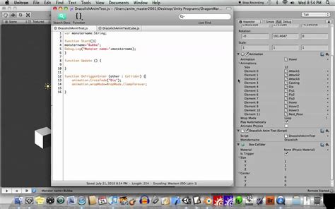 Create Animation Unity 的图像结果