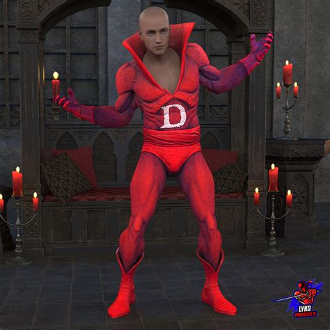 Lyko3D DC Deadman Outfit for G8M - Daz Content by LykoModels