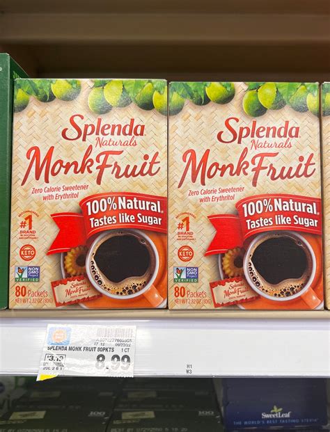 Splenda Monk Fruit Sweetener as low as $2.99! - Kroger Krazy