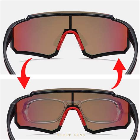 First Lens Customized Power Cycling/Running/Sports Sunglasses Uv400