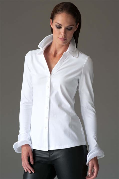 Womens White Dress Shirt