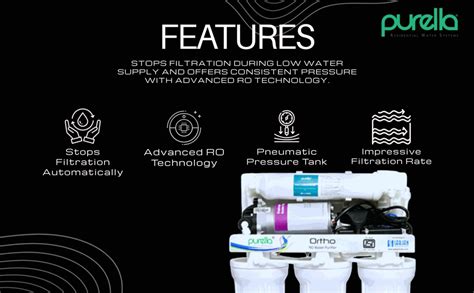 Purella Ortho Under the Counter RO Water Purifier with 10L Storage,1 ...