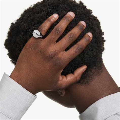 Dextera ring, Octagon shape, Round cut, Black, Ruthenium plated | Swarovski