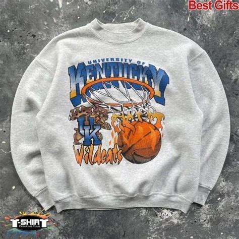 Vintage NCAA Kentucky Wildcats Logo Sweatshirt, Kentucky Wildcats Shirt ...
