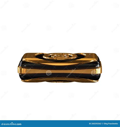 Black and Gold Symbol with Straps Stock Vector - Illustration of shiny ...