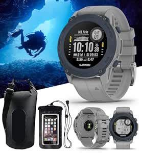 Garmin Descent G1 Dive Computer Watch (Powder Gray) Diving Bundle with ...