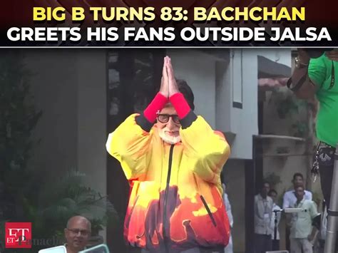 Amitabh Bachchan greets fans outside his residence, expresses gratitude ...