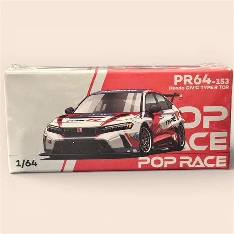 Pop Race Honda CIVIC TYPE-R TCR PR64-153 – DiecastYard