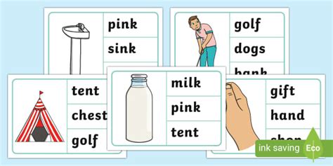CVC Words Peg Matching Game