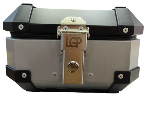 LGP 10 litres aluminium top box Silver ( fits all motorcycles ) – Moto Modz