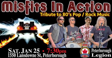80s Night with M.I. Fn A!, Peterborough Legion, 25 January 2025 | AllEvents