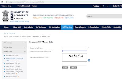 How to Download Company Master Data From MCA