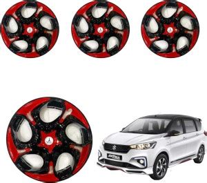 KYZO CAR WHEEL CAP/ WHEEL COVER HAWK DEGINE "RED_BLACK" 15 INCHI Wheel ...