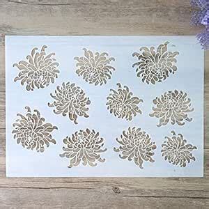 SLGIFT DIY Decorative Stencil Template for Painting on Walls Furniture ...