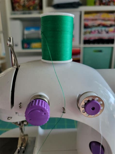 How to Thread a Small Sewing Machine 的图像结果