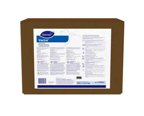 Diversey Vectra Floor Finish, Liquid, Commercial-Grade, 5 Gallon Envirobox